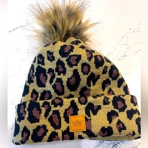 PANACHE New Knit Cap Animal print